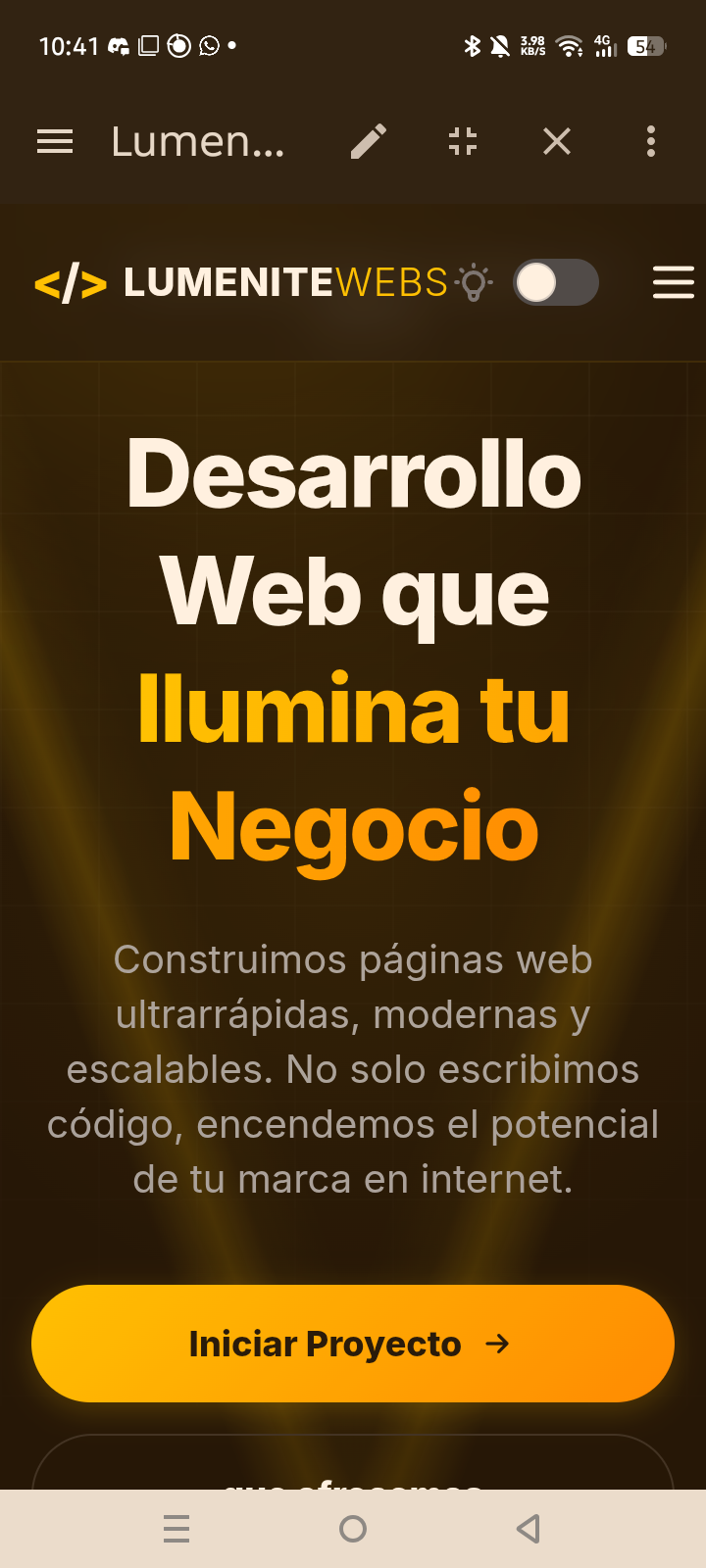 Lumen Webs